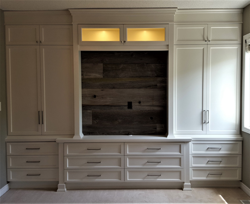 aurora bedroom wall unit Transitional Bedroom Toronto by Morra