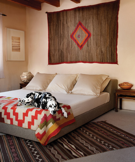 Example of a southwest bedroom design in Albuquerque
