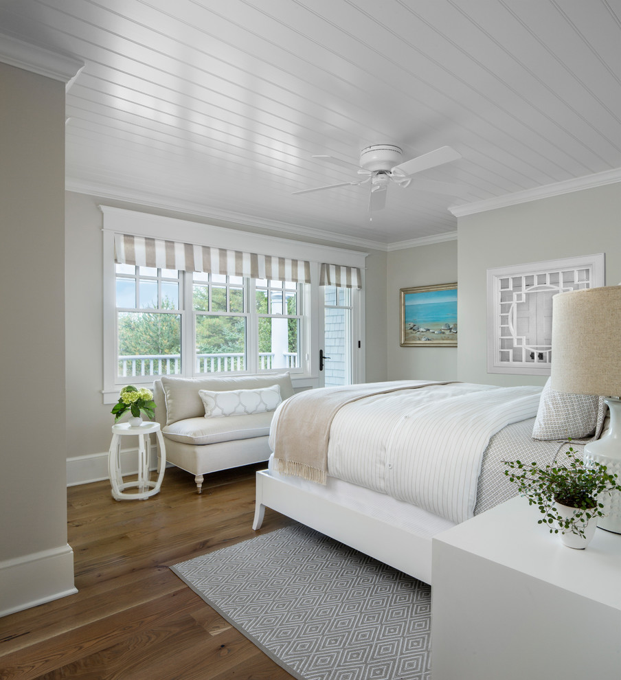 Inspiration for a coastal bedroom remodel in Other