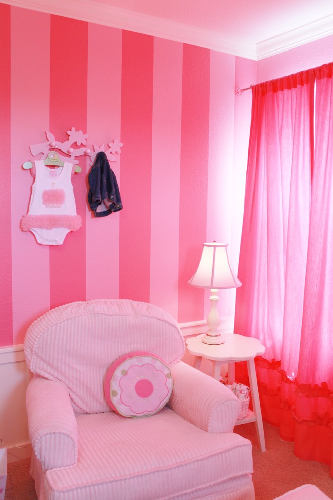 デンバーにあるトラディショナルスタイルのおしゃれな寝室のインテリア