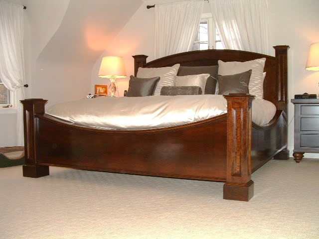 Идея дизайна: спальня в стиле кантри