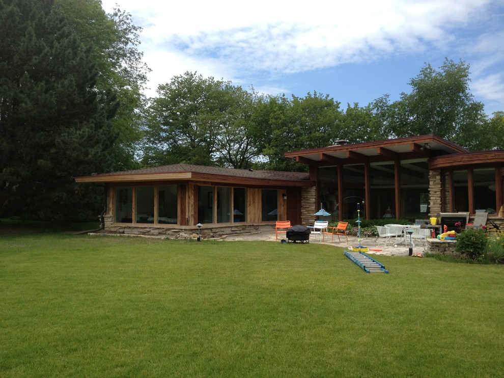 Master Suite Addition Midcentury Bedroom Milwaukee by Brian
