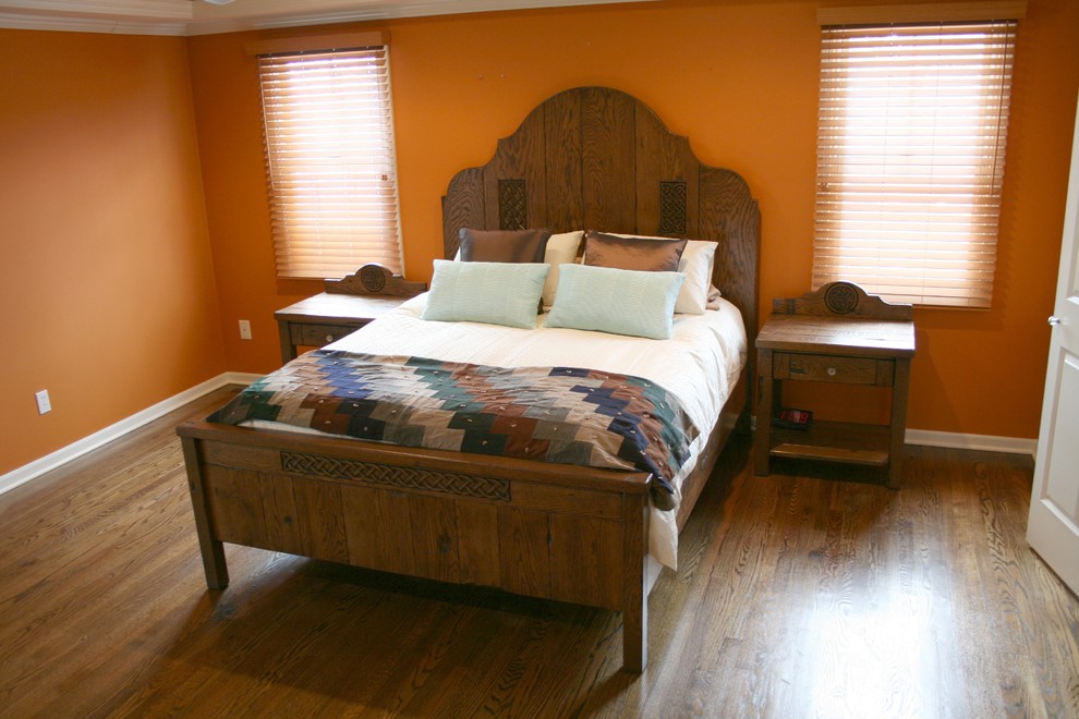Photo of a bohemian bedroom in Kansas City.