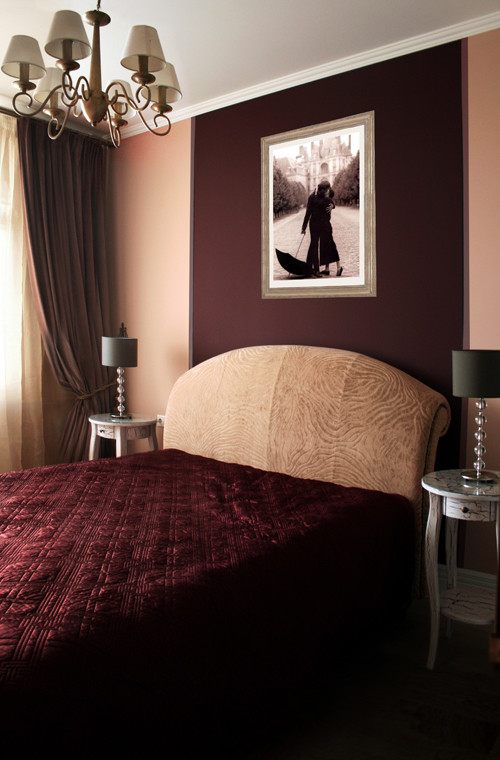 バンクーバーにあるエクレクティックスタイルのおしゃれな寝室