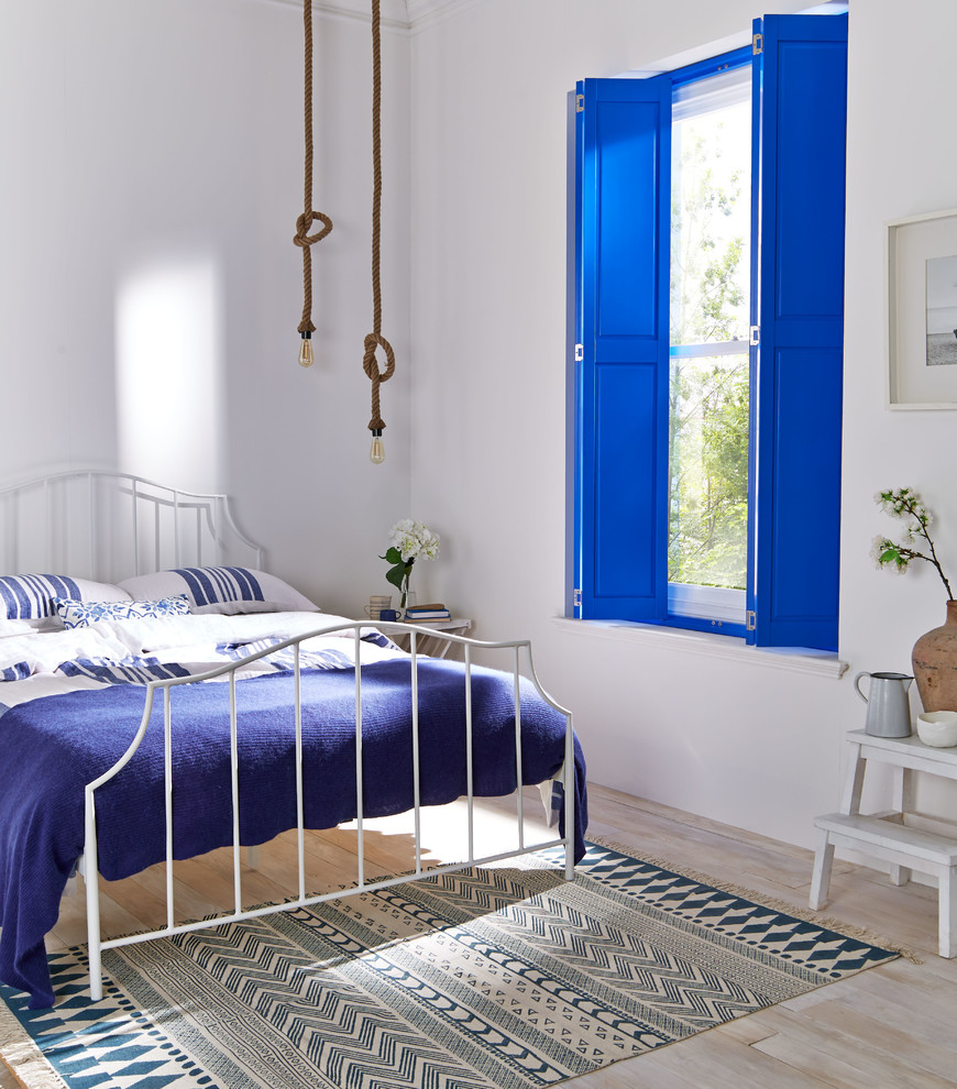 Photo of a mediterranean bedroom in Other.