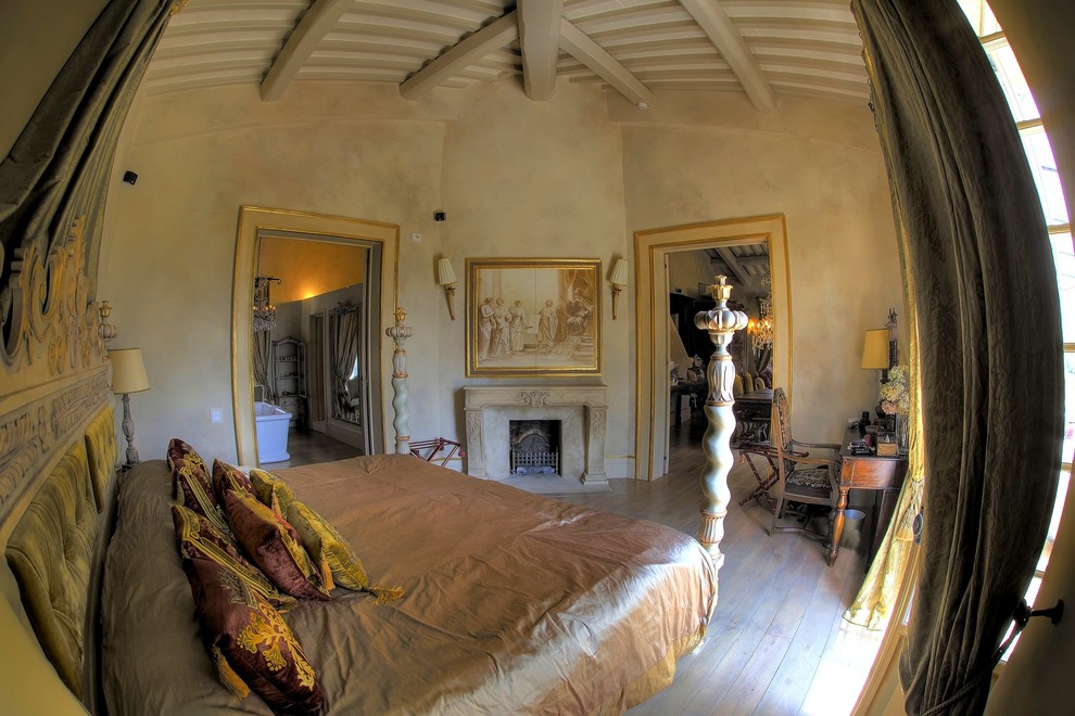 Tuscan bedroom photo in New York