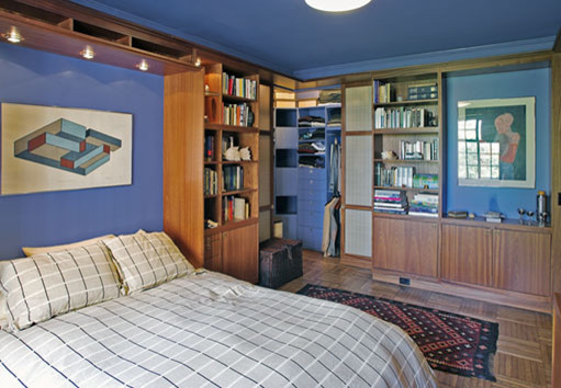 Modernes Schlafzimmer in New York