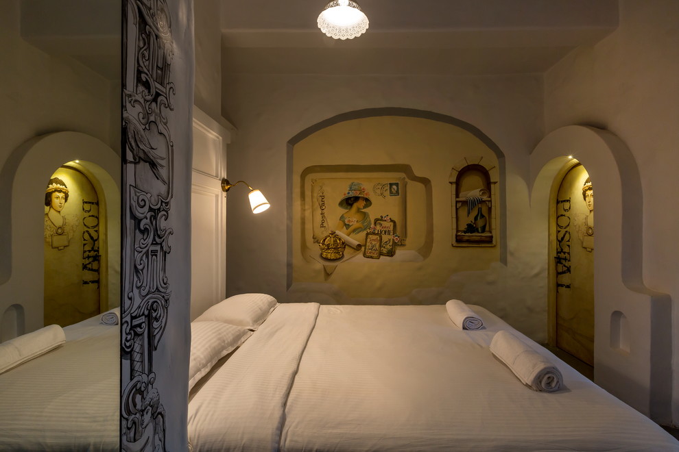 Идея дизайна: спальня в средиземноморском стиле