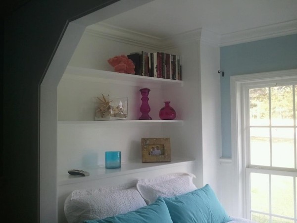 Photo of a beach style bedroom in Other.