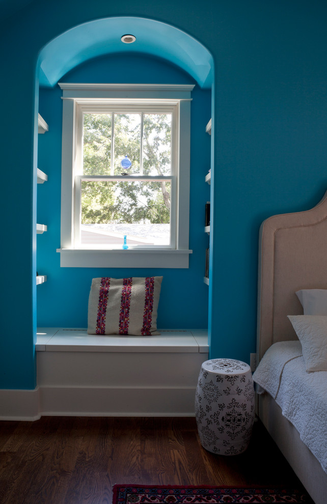 Bedroom - mediterranean bedroom idea in Nashville