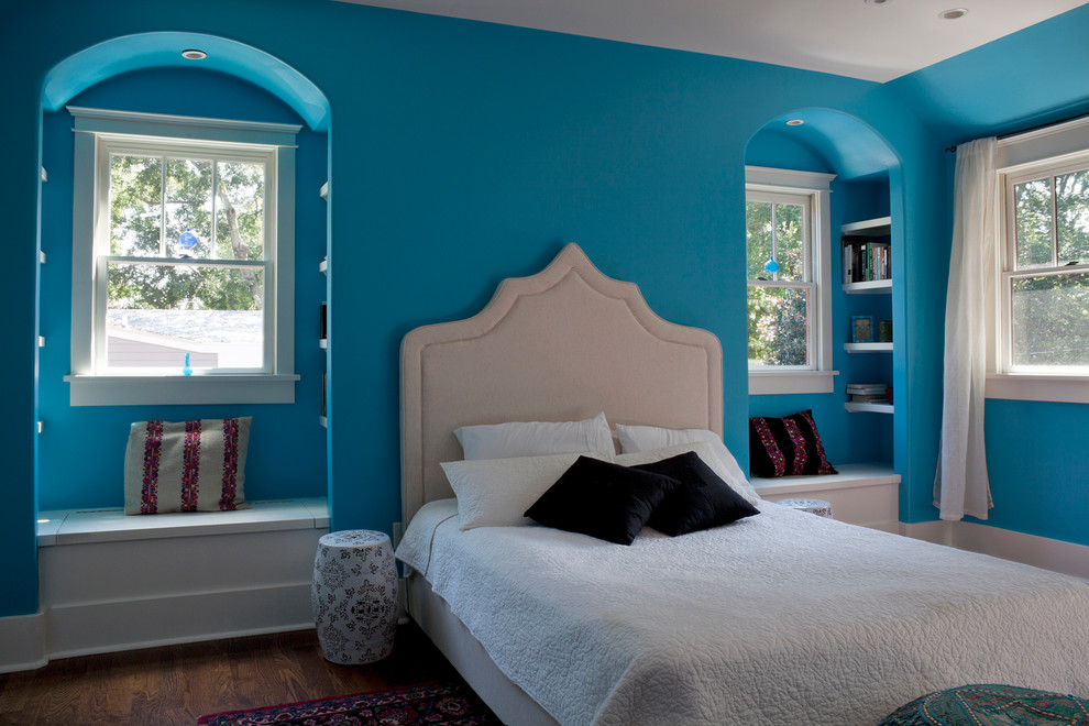 ナッシュビルにある地中海スタイルのおしゃれな寝室のレイアウト