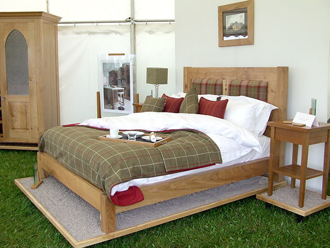 Country bedroom in West Midlands.