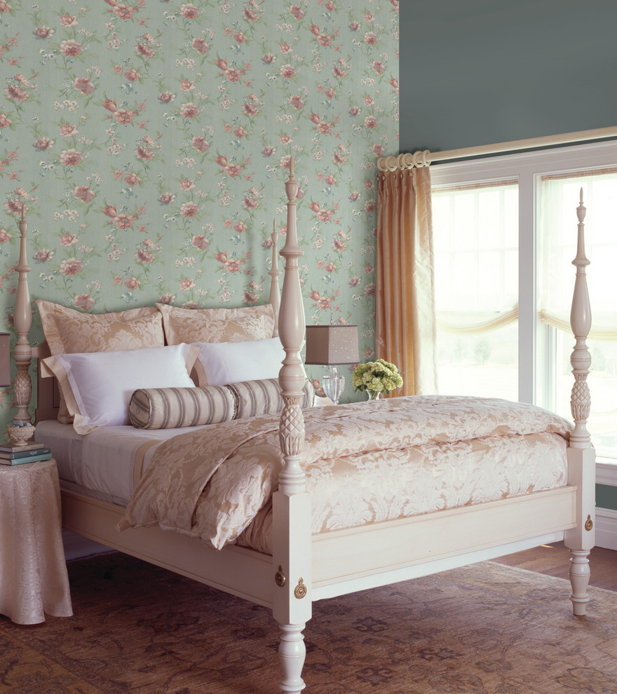 Elegant bedroom photo in Boston
