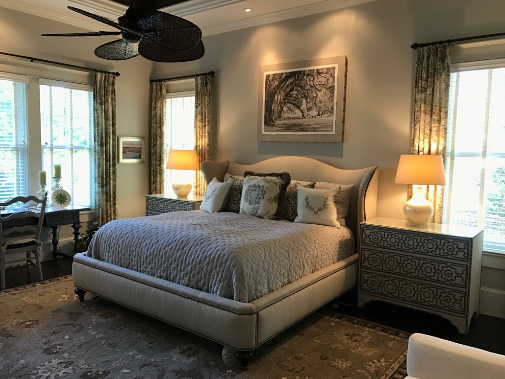 Inspiration for a coastal bedroom remodel in Atlanta
