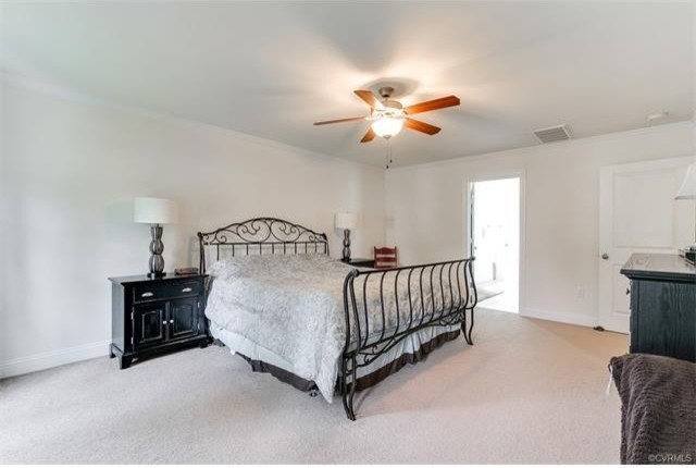 Medium sized classic guest bedroom in Richmond with grey walls, dark hardwood flooring and no fireplace.