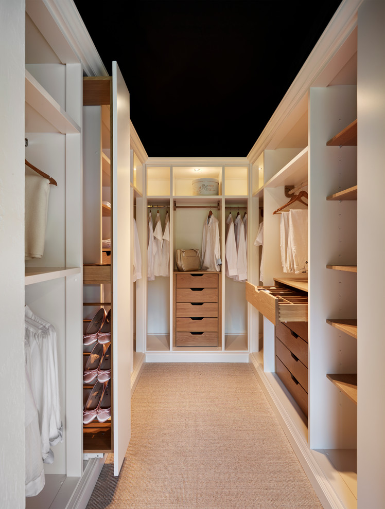 This is an example of a contemporary wardrobe in London.
