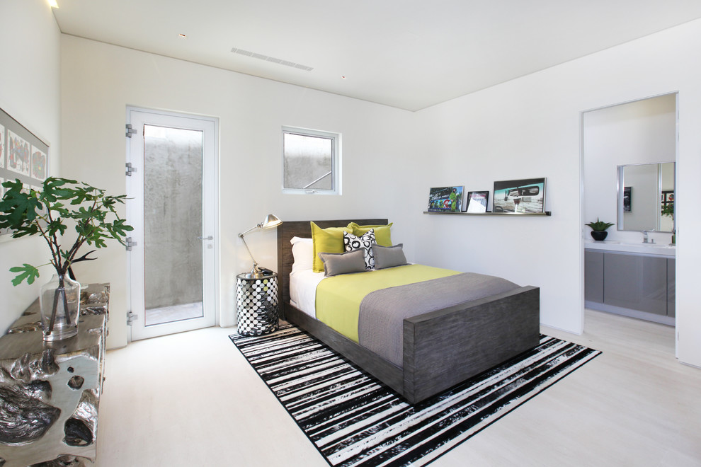 World-inspired bedroom in Orange County.