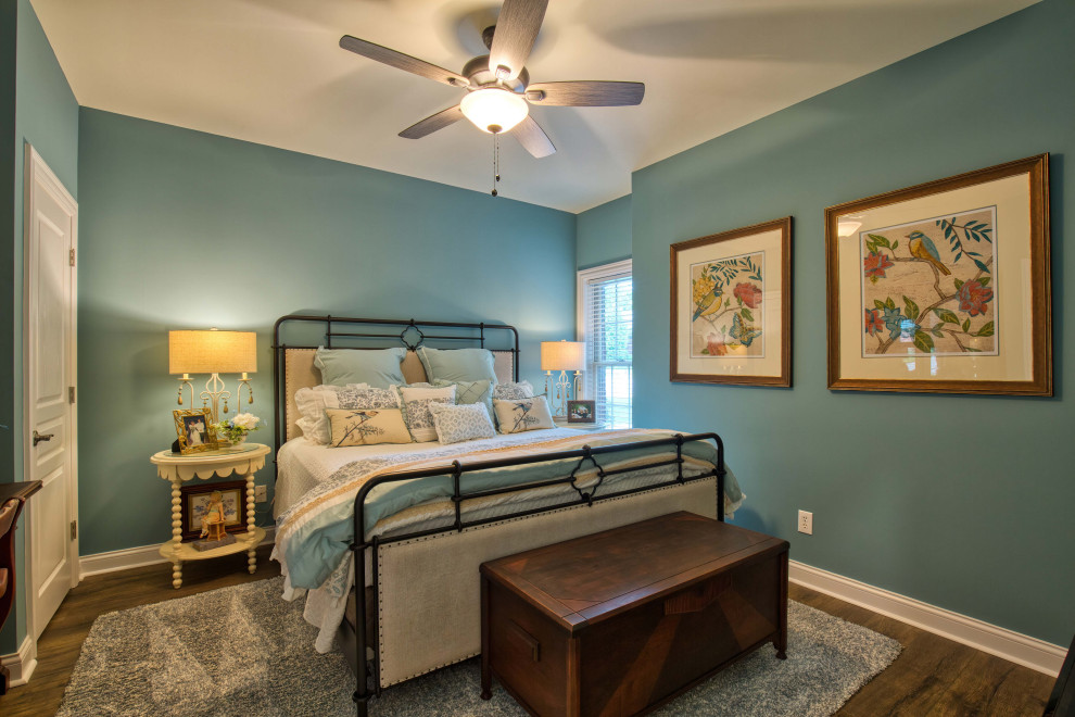 Before&After Lovely Blue Guest Bedroom Farmhouse Bedroom