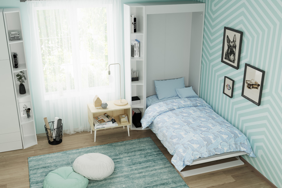 Bedroom - small bedroom idea in New York