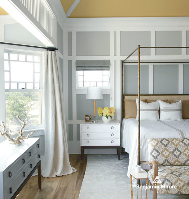 Benjamin Moore Canada Contemporary Bedroom New York by Benjamin