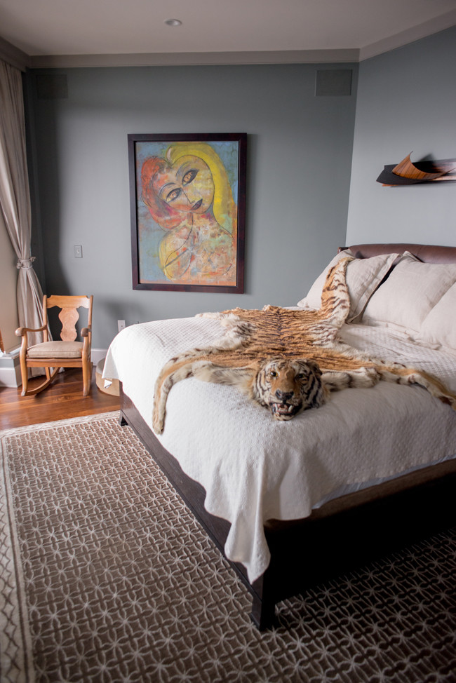 Transitional bedroom photo in Atlanta