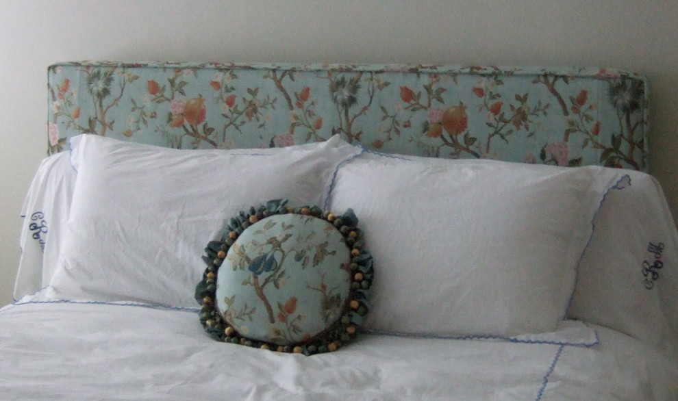 Inspiration för ett vintage sovrum