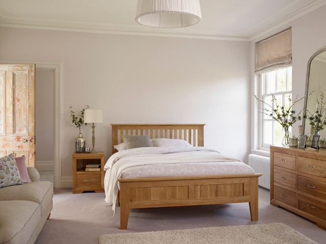 Bevel Solid Oak Bedroom Modern Bedroom Wiltshire By Oak Furnitureland Houzz Uk