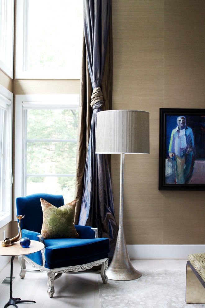 Trendy bedroom photo in Raleigh
