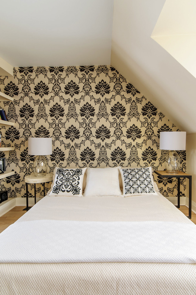 Black and Cream bedroom Contemporary Bedroom Toronto by ARC