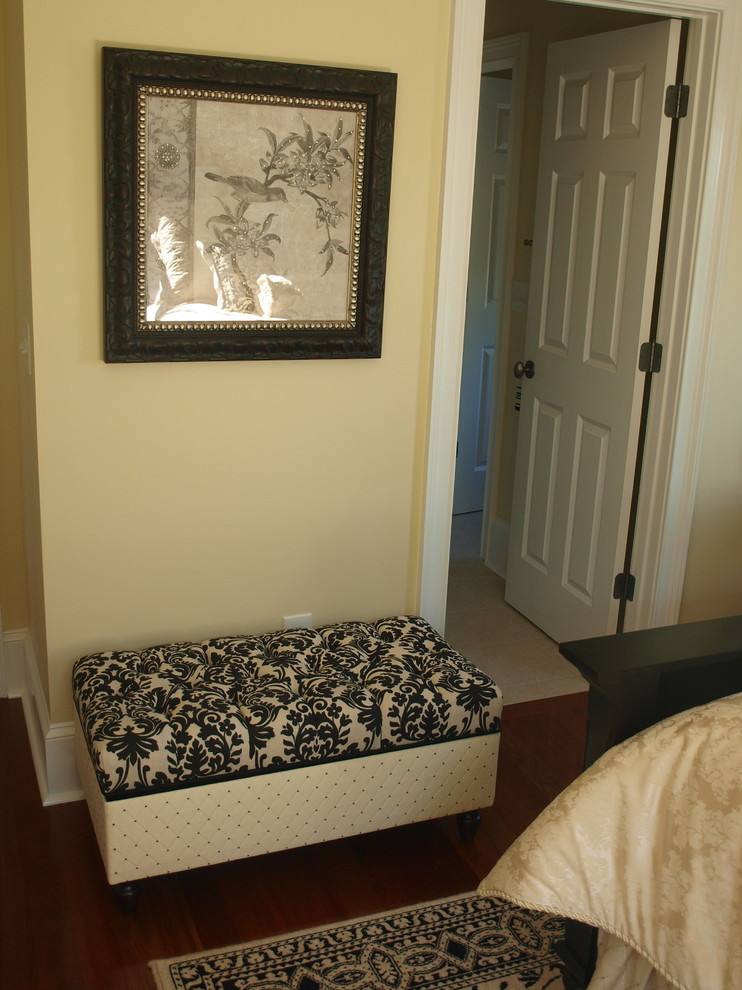 Black and White Guest Bedroom 2 Transitional Bedroom Charleston