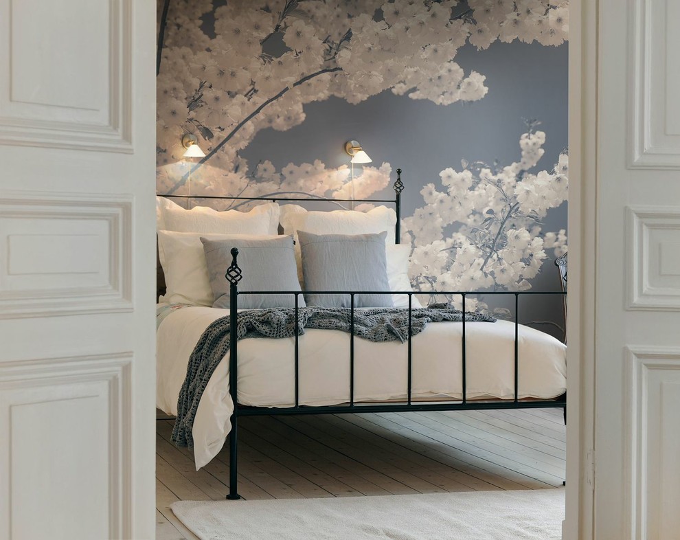 Bedroom - modern bedroom idea in Gothenburg