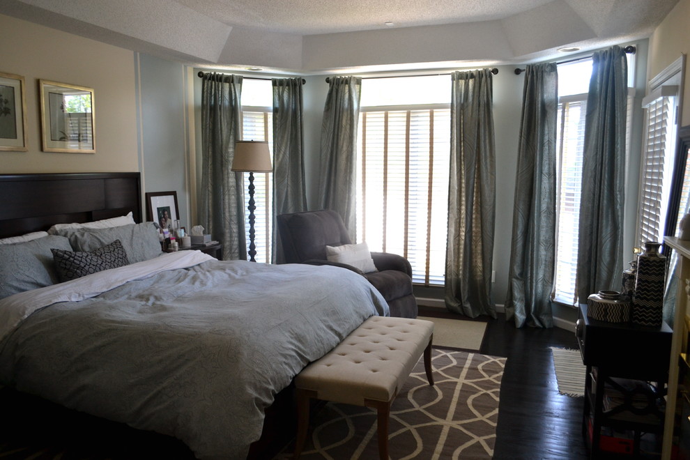 Blue Master Bedroom Contemporary Bedroom St Louis Houzz