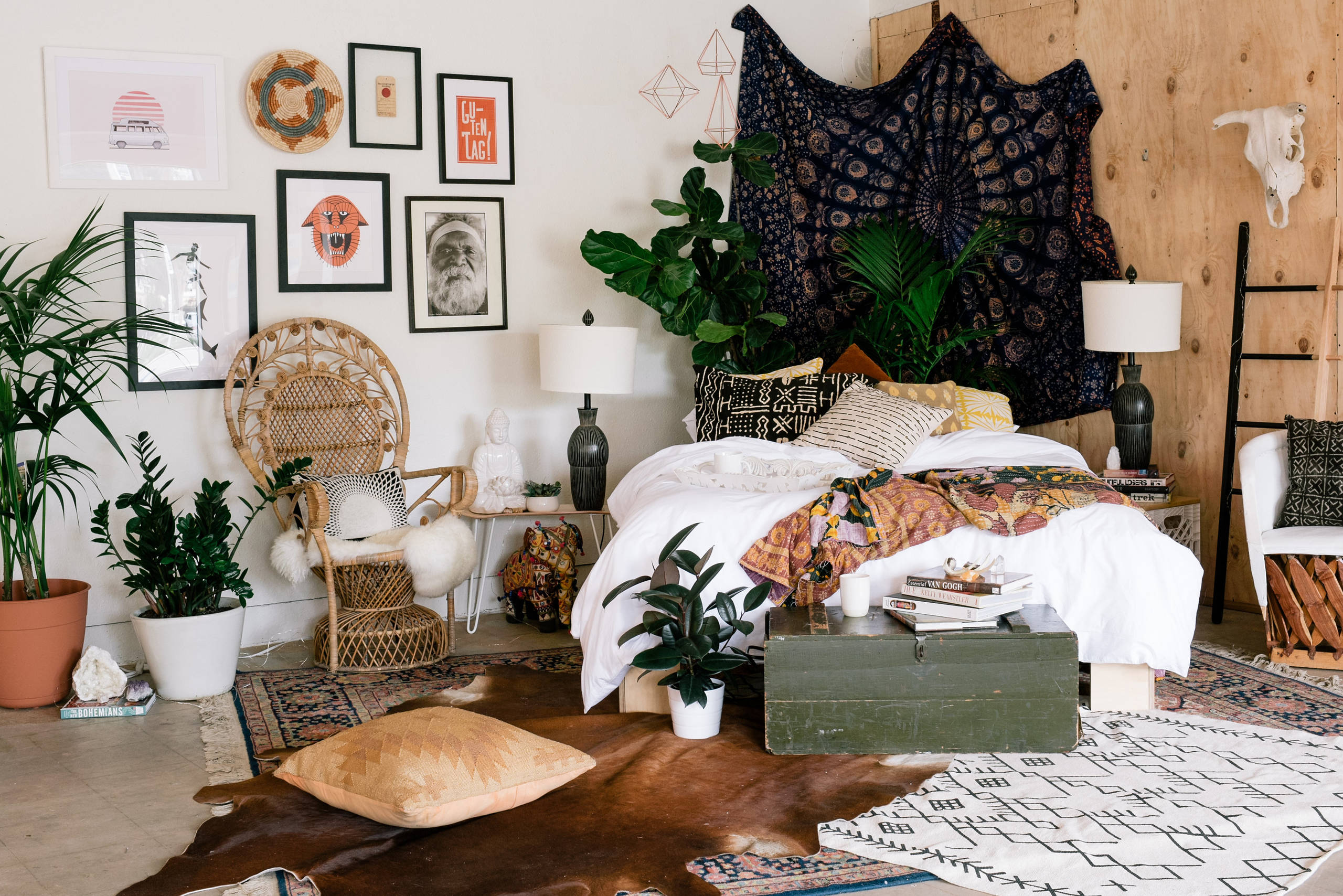 wild, wohnlich, weltgewandt: 6 tipps für schlafzimmer im boho-stil