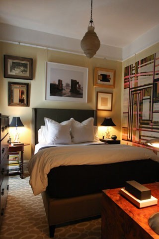 Bedroom - eclectic bedroom idea in San Francisco