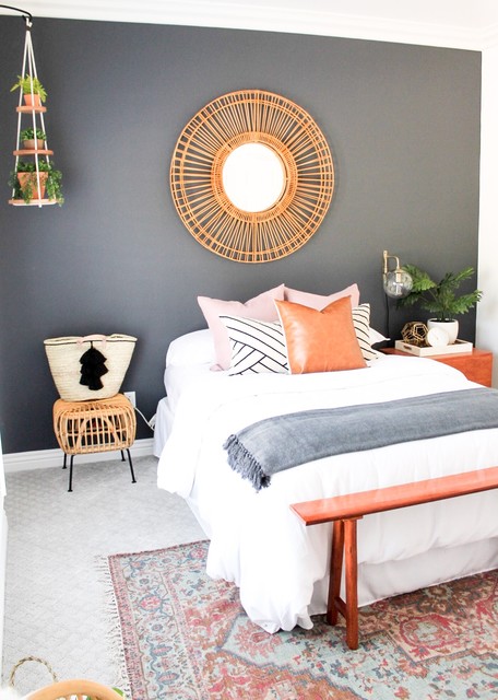 Mid century sale modern boho bedroom