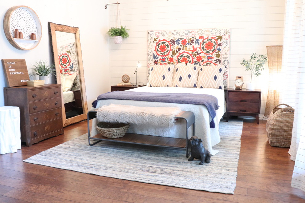 Inspiration for an eclectic bedroom remodel in Dallas