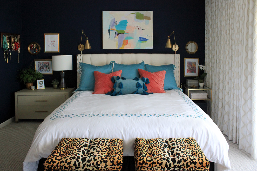 Bold & Eclectic Master Bedroom - Eclectic - Bedroom - Los Angeles - by ...