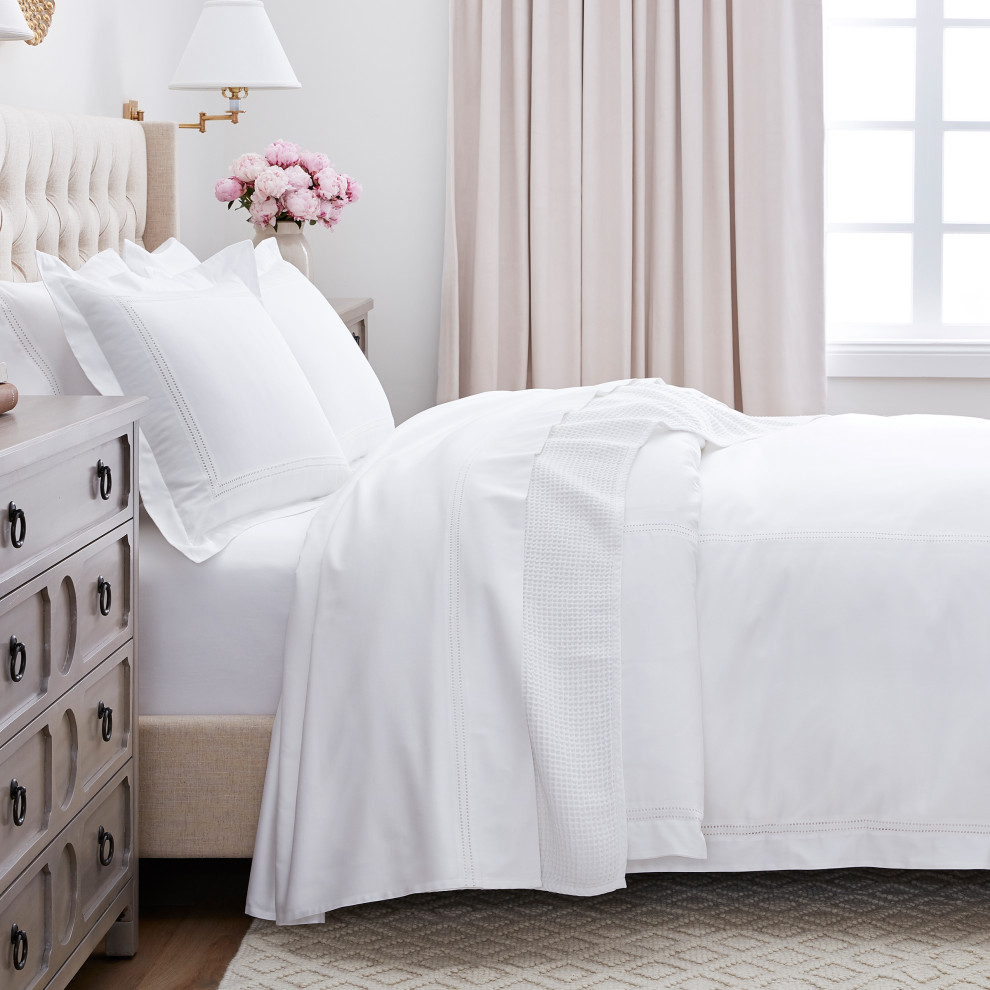 Boll & Branch Eyelet Bedding Collection Traditional Bedroom New