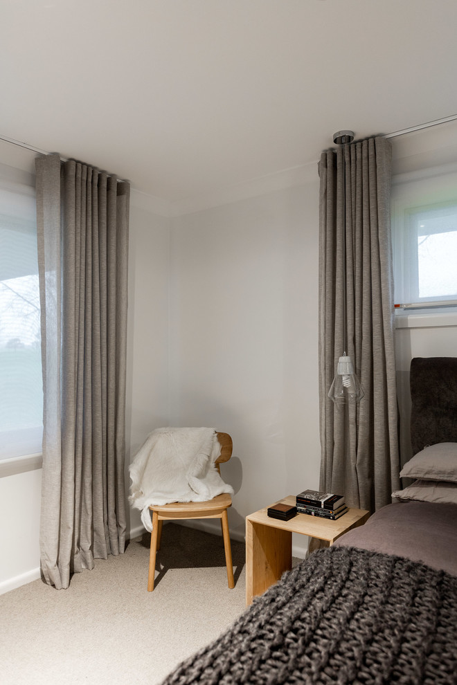 Свежая идея для дизайна: гостевая спальня (комната для гостей) в стиле кантри - отличное фото интерьера