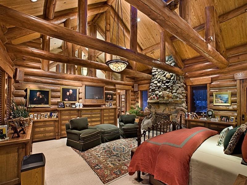 Inspiration for a rustic bedroom in Other.