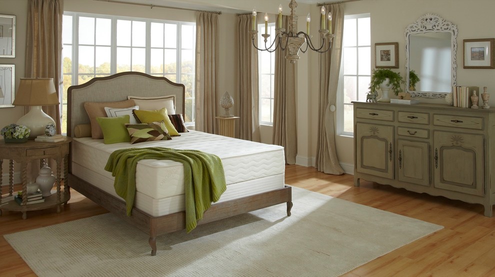 Bedroom - mediterranean bedroom idea in Wilmington