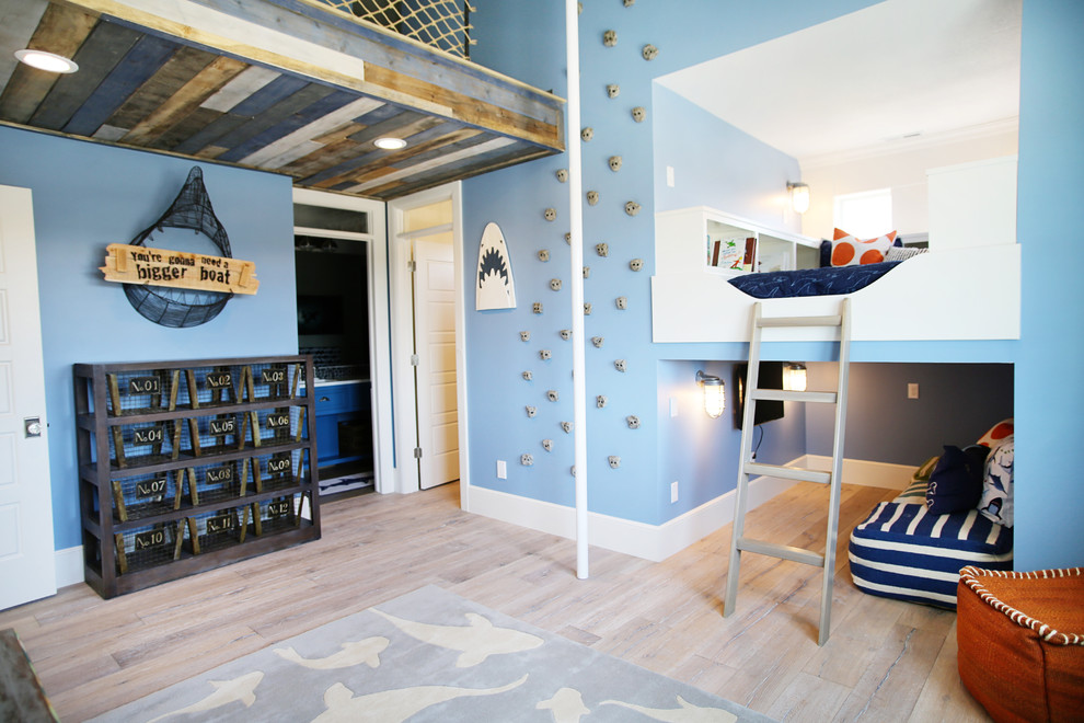 Design ideas for a nautical bedroom in Salt Lake City.