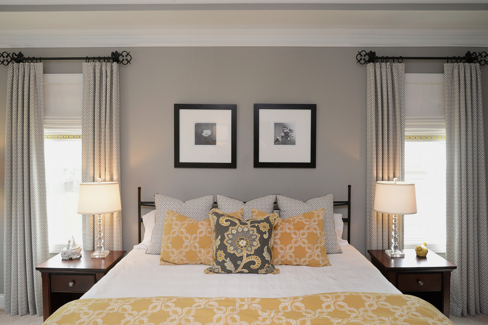 Inspiration for a classic master bedroom in Raleigh.