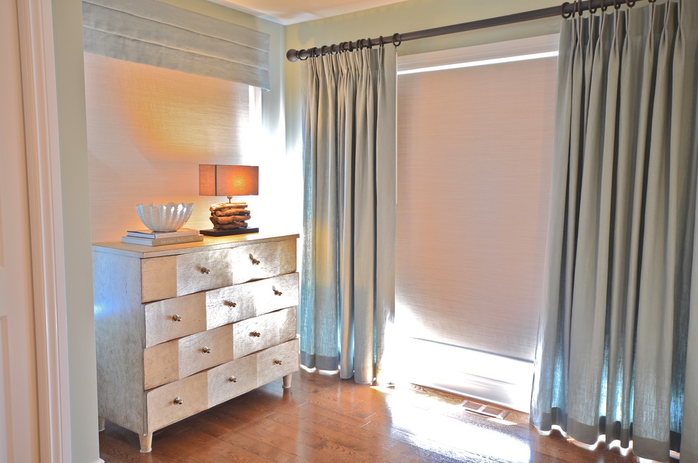 Example of a beach style bedroom design in Ottawa