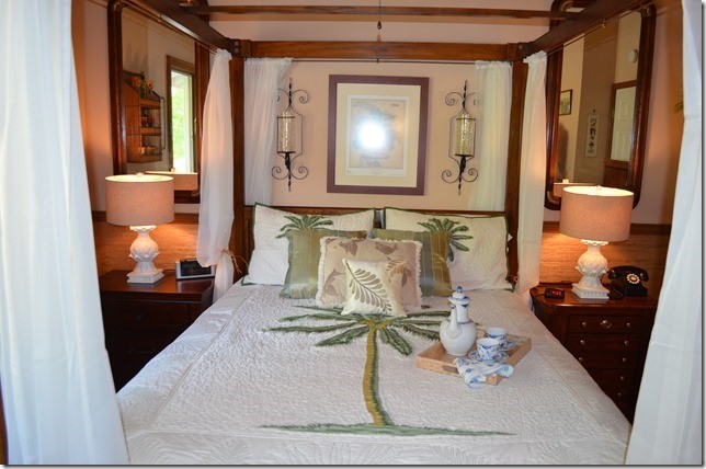 Foto di una camera da letto tropicale