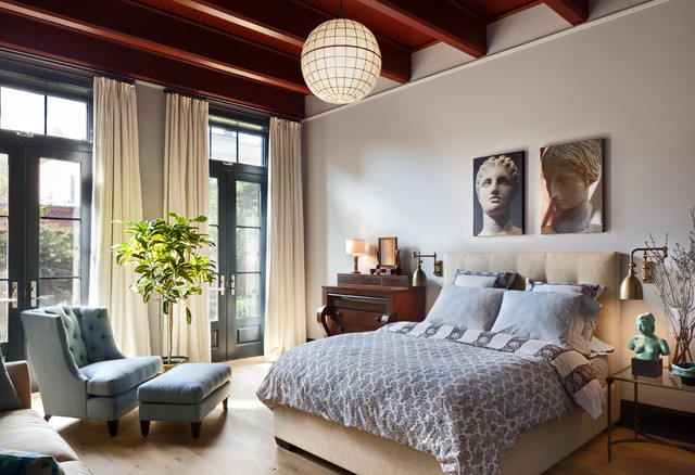 Brooklyn Carriage House Classique Chic Chambre New York Par Kevin Dakan Architect Houzz