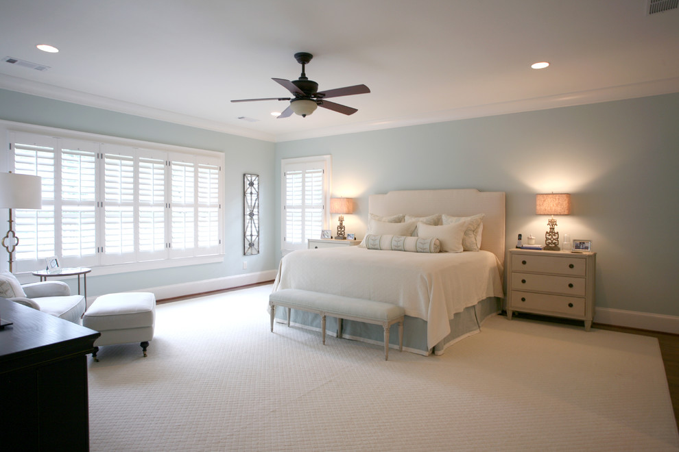 Design ideas for a traditional bedroom in Atlanta.