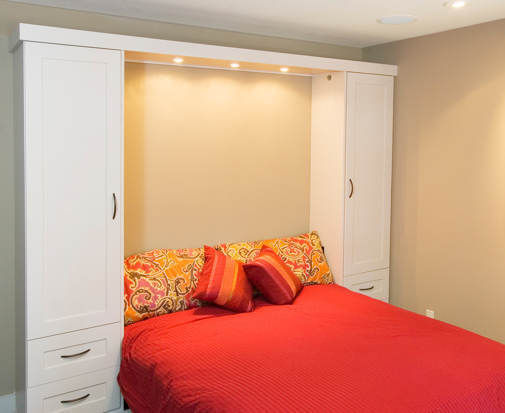 Built-in Wall Bed - Traditional - Bedroom - San Francisco - by ...