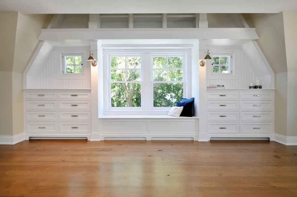 Builtins in Master Bedroom Traditional Bedroom New York by