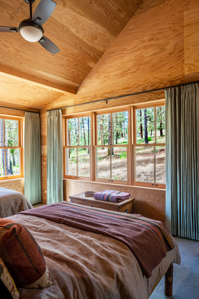 Cabins In Eastern Washington Rustic Bedroom Other By Board Vellum Houzz